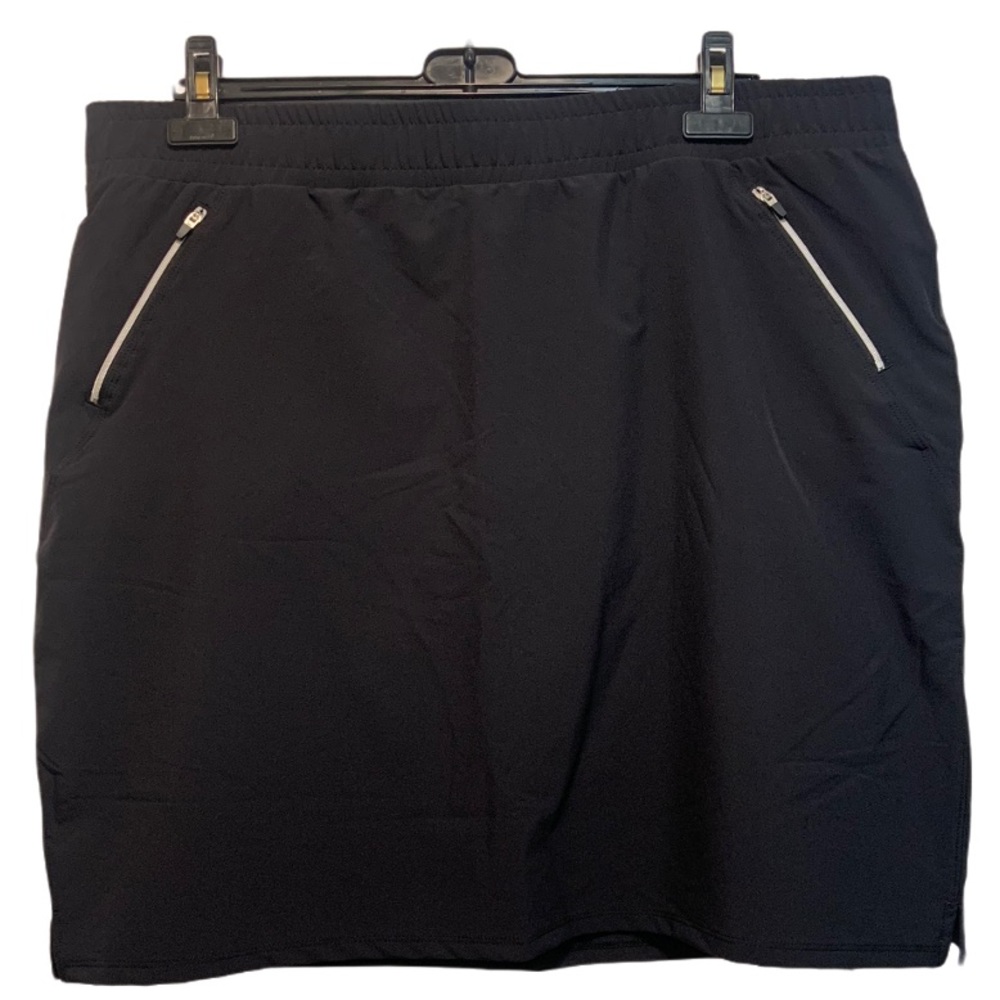 Northern Reflections SKORT Black Knee Length XL